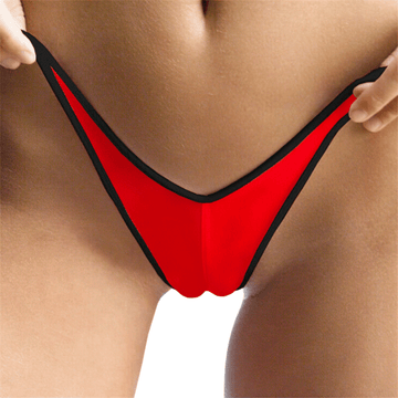 Sexy Female V-Shape Bikini Swimwear / Small Triagle Contrast Women's Lingerie Panties - EVE's SECRETS
